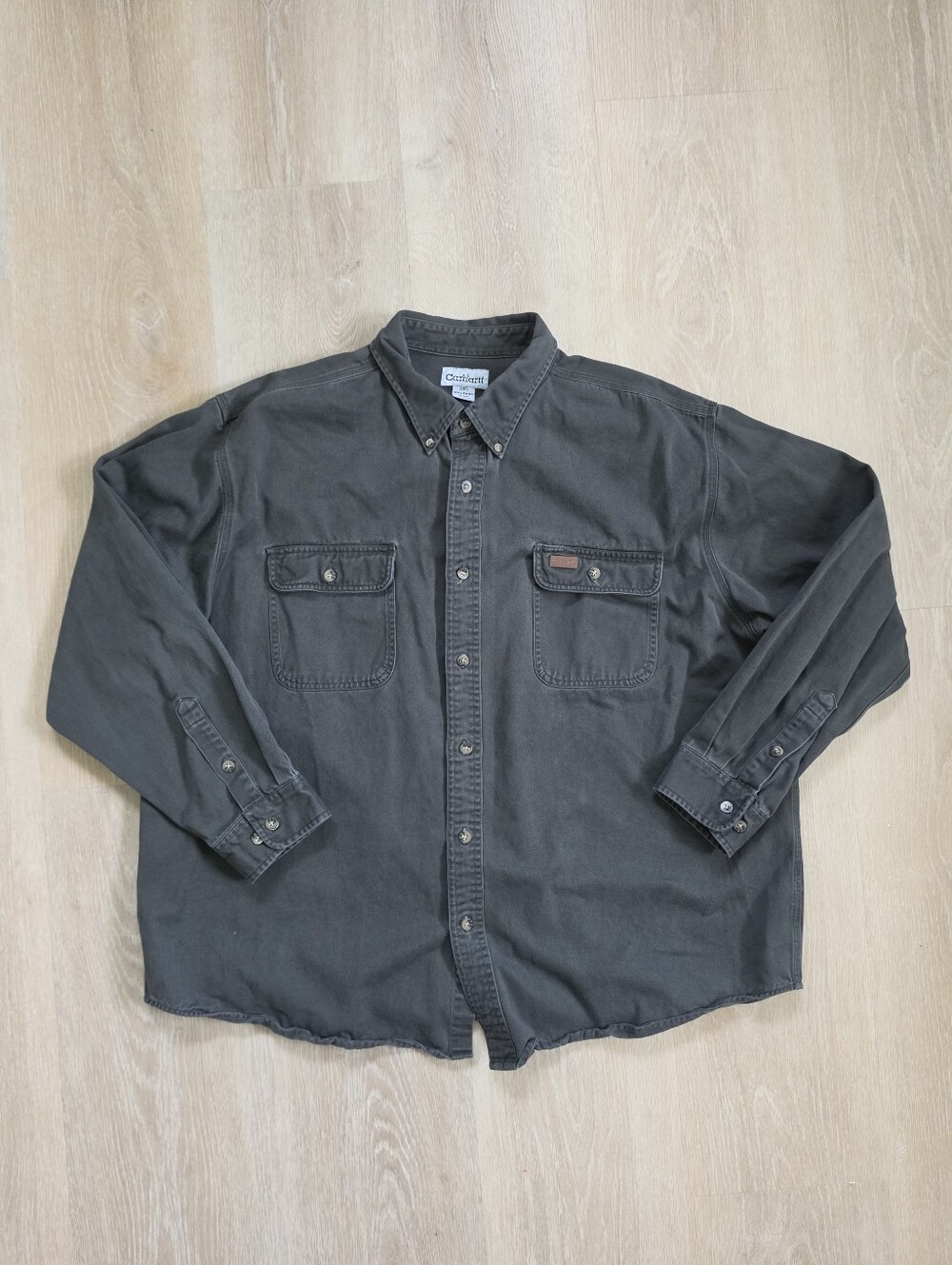 Carhartt Button Up Shirt Heavyweight Size 2XL